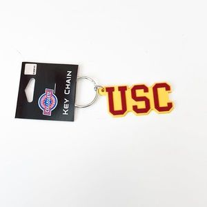 USC Trojans Collegiate Keychain NWT